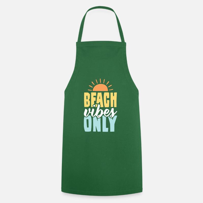 plage plage été - Tablier de cuisine - vert foncé