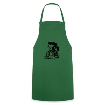 bmx - Tablier de cuisine - vert foncé - Devant - AI Model Male 185 dark (185cm)