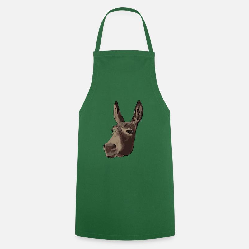 baudet - Tablier de cuisine - vert foncé