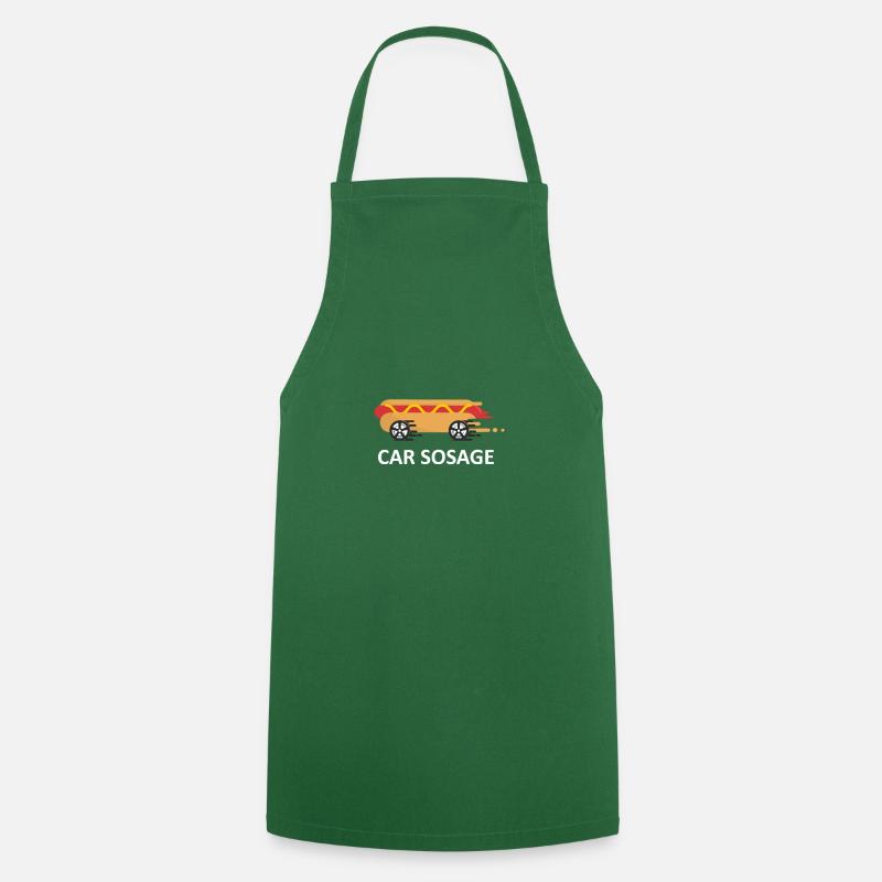 Car sos age - Cooking Apron - green