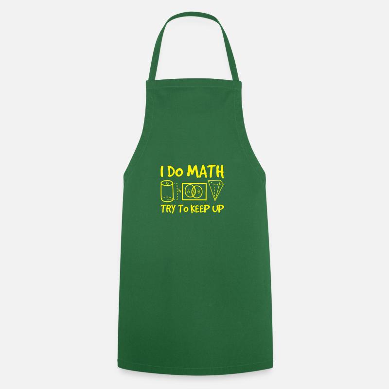 Mathe Ass - Tablier de cuisine - vert foncé