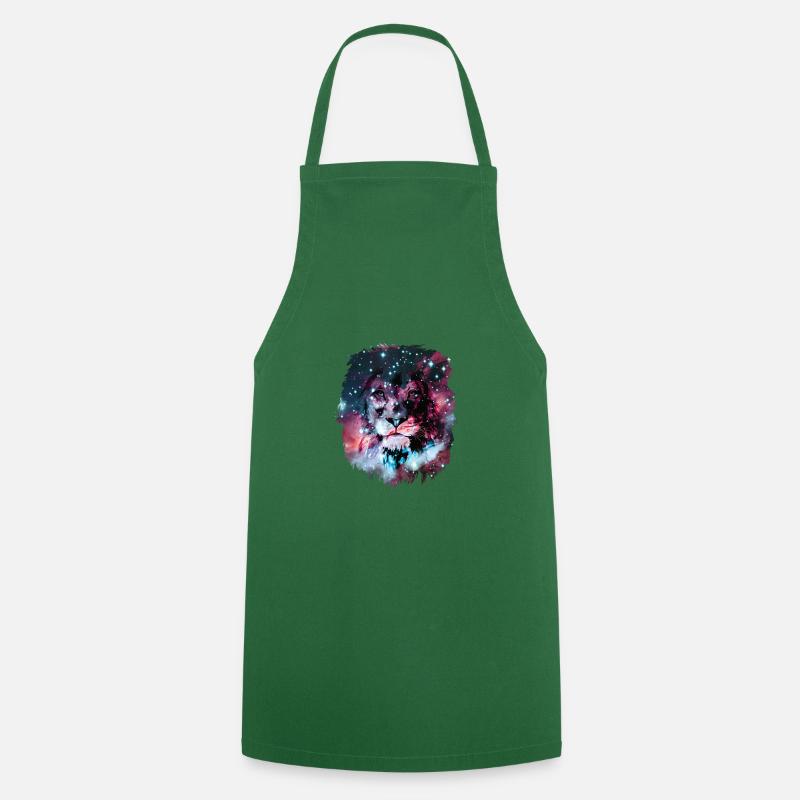 Lion - Tablier de cuisine - vert foncé