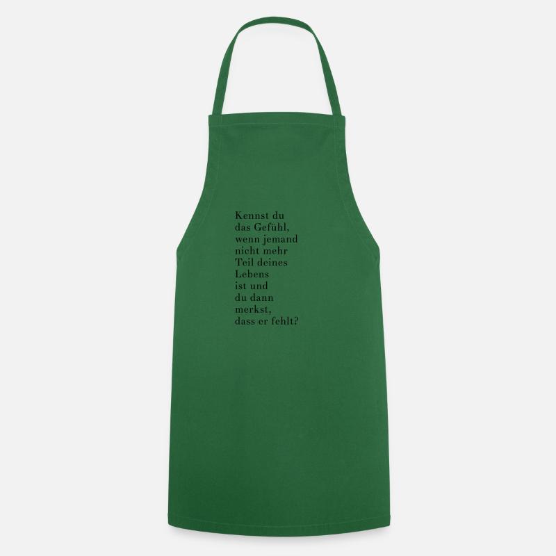 deuil - Tablier de cuisine - vert foncé