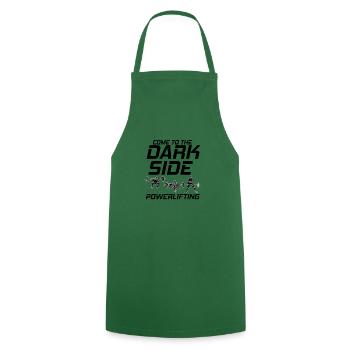 DARK SIDE Bodybuilding Powerlifting Lifting Gym - Kochschürze - Grün - Vorne - AI Model Male 185 dark (185cm)