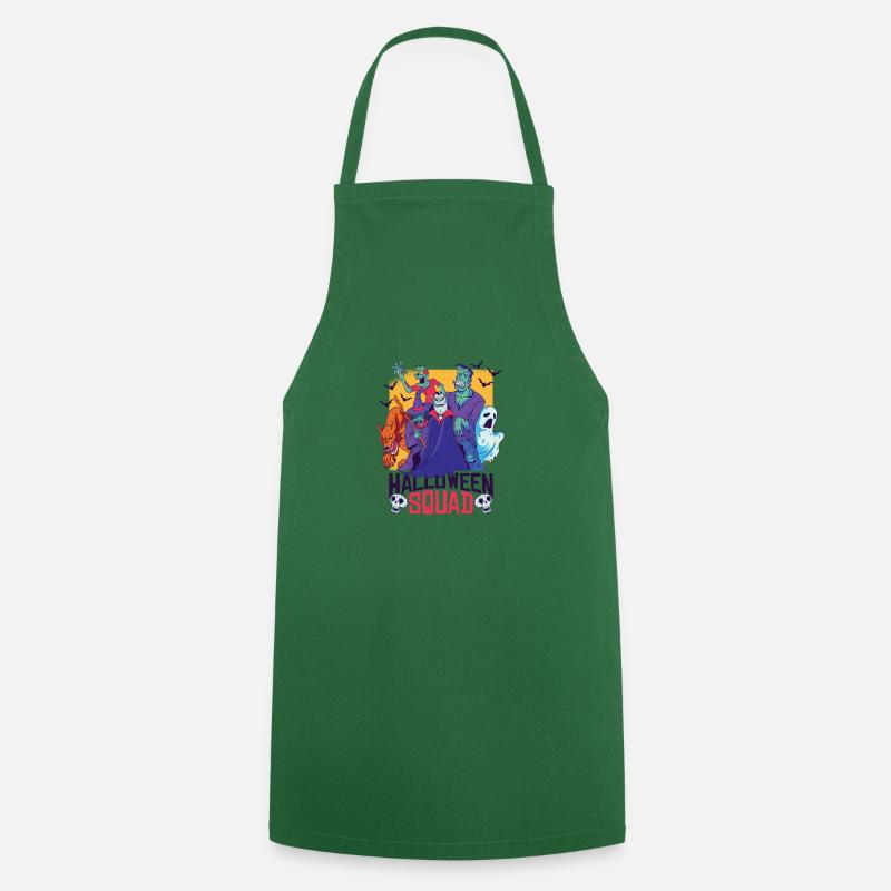 Halloween squad! - Cooking Apron - green