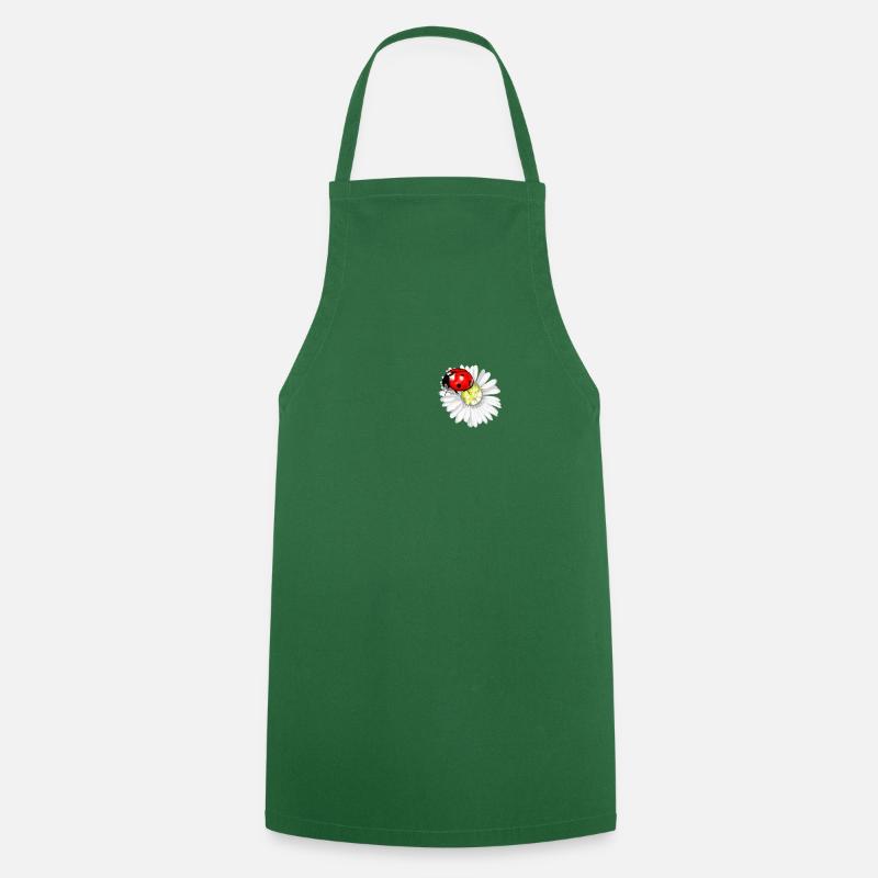 ladybug - Cooking Apron - green