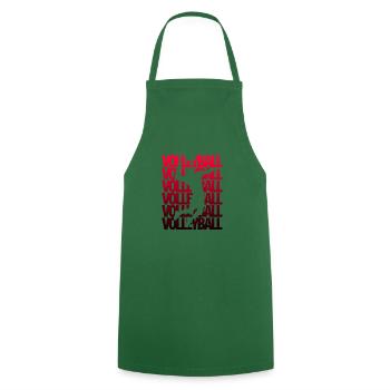 Volleyball team - Cooking Apron - green - Front - AI Model Male 185 dark (185cm)