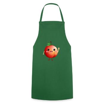 Funny Fruit Dance Peach Dancing Fruit Lover - Kochschürze - Grün - Vorne - AI Model Male 185 dark (185cm)