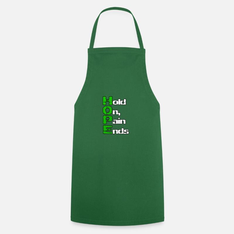 Espoir - Tablier de cuisine - vert foncé