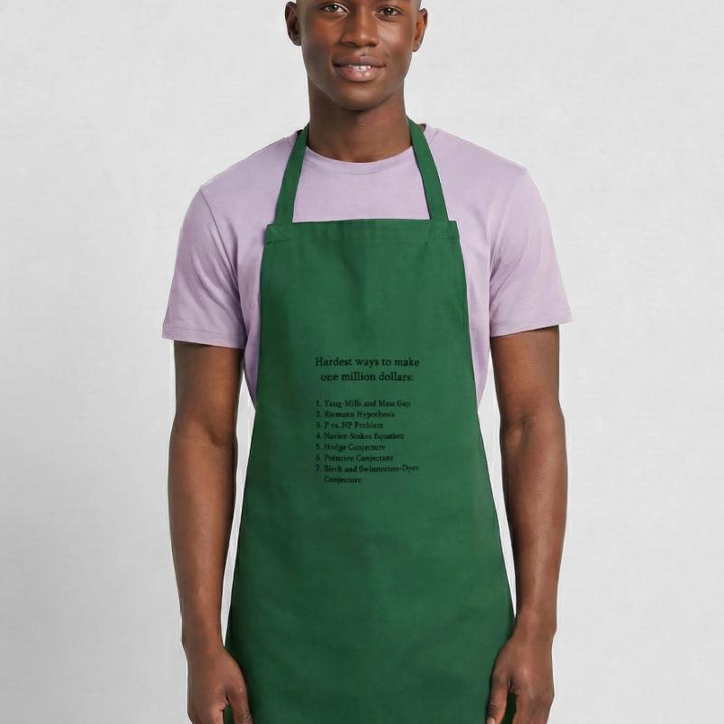 Math Millennium Problems Mathematician Science Tablier de cuisine
