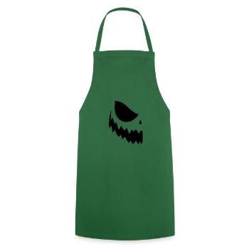 Partner Outfit Halloween Pumpkin - Cooking Apron - green - Front - AI Model Male 185 dark (185cm)