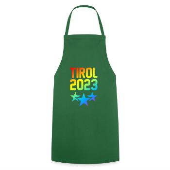 Tyrol 2023 - Tablier de cuisine - vert foncé - Devant - AI Model Male 185 dark (185cm)