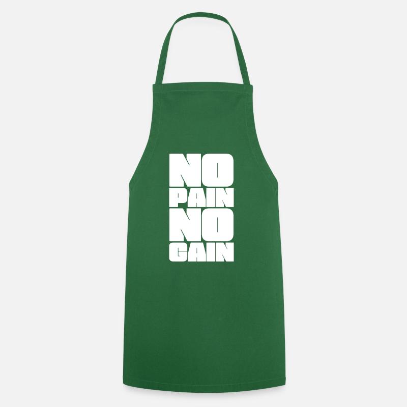 On n’a rien sans rien - Tablier de cuisine - vert foncé