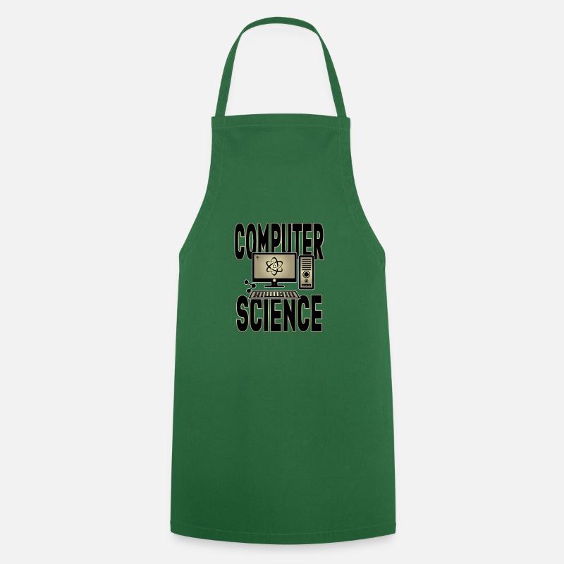 Computer Science-It, computer science - Cooking Apron - green