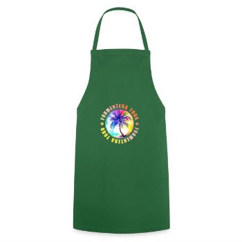 Formentera Tour Coloré - Tablier de cuisine - vert foncé - Devant - AI Model Male 185 dark (185cm)