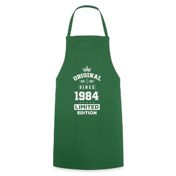 1984 limited edition birthday - Cooking Apron - green - Front - AI Model Male 185 dark (185cm)