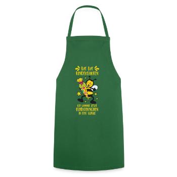 School enrollment bee sugar cone school kindergarten - Cooking Apron - green - Front - AI Model Male 185 dark (185cm)