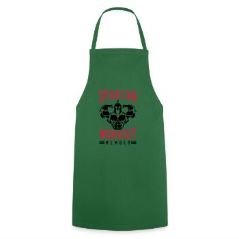 spartaner bodybuilder spartan fitness - Kochschürze - Grün - Vorne - AI Model Male 185 dark (185cm)