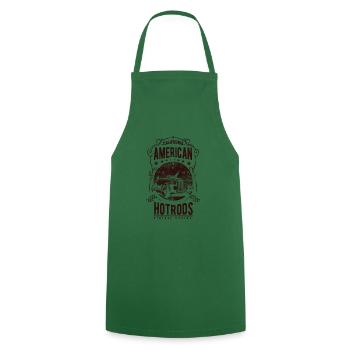 hotrod - Tablier de cuisine - vert foncé - Devant - AI Model Male 185 dark (185cm)