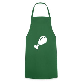 Chicken icon symbol - Cooking Apron - green - Front - AI Model Male 185 dark (185cm)