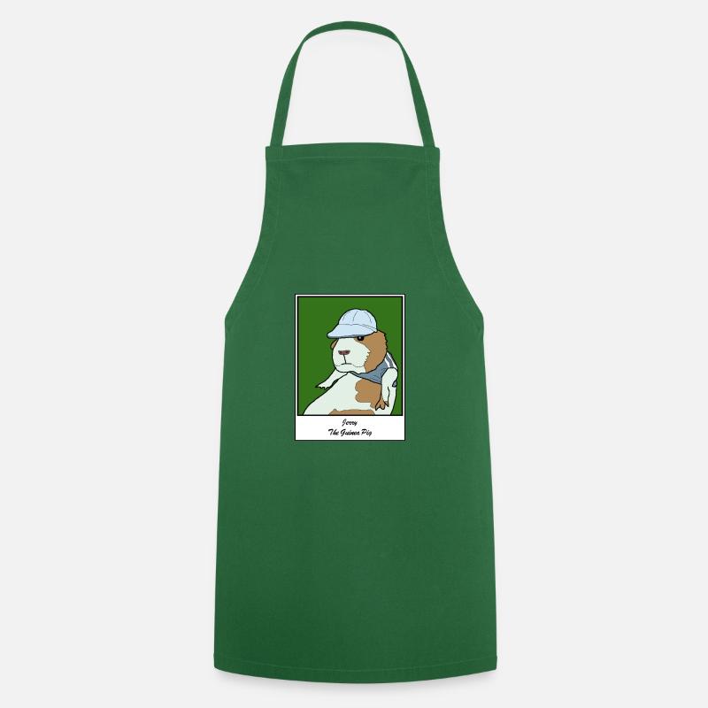 Jerry le cochon d’Inde - Tablier de cuisine - vert foncé