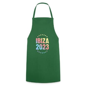 Ibiza 2023 - Tablier de cuisine - vert foncé - Devant - AI Model Male 185 dark (185cm)