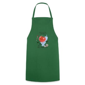 Klomate - Cooking Apron - green - Front - AI Model Male 185 dark (185cm)
