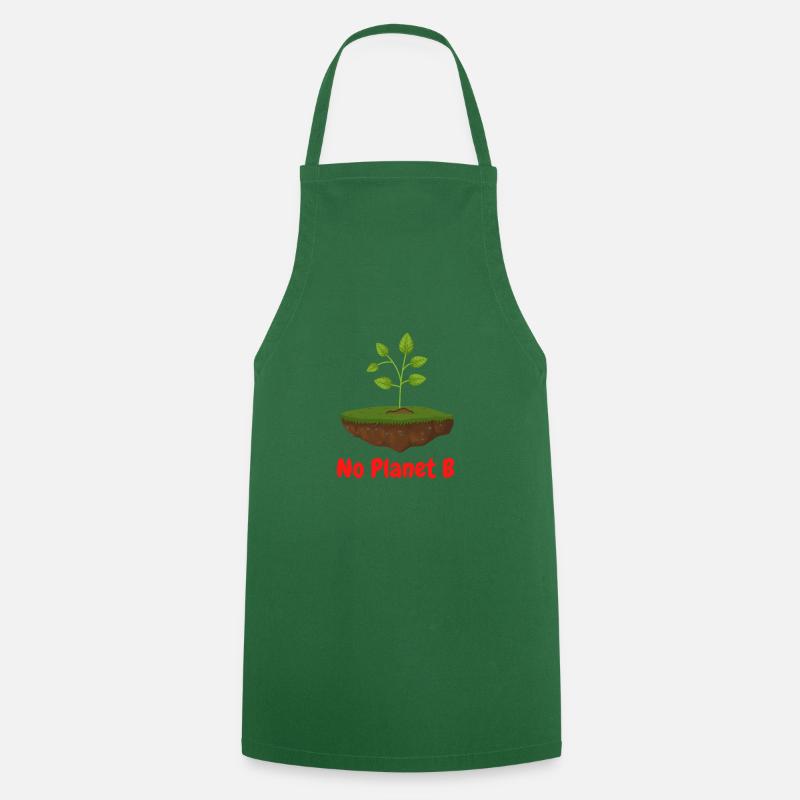 No Planet B - Tablier de cuisine - vert foncé