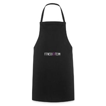 Équipe de fitness - Tablier de cuisine - noir - Devant - AI Model Male 185 dark (185cm)