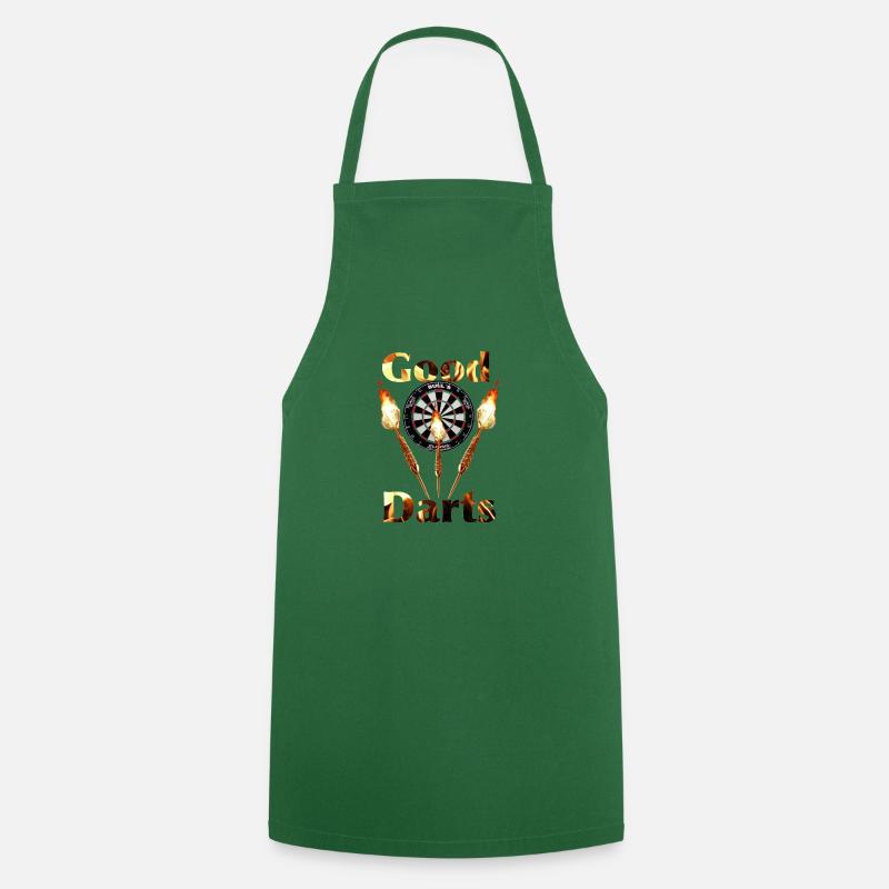 Bonnes fléchettes - Tablier de cuisine - vert foncé