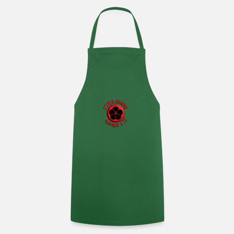 Wing Chun Kung Fu - Tablier de cuisine - vert foncé