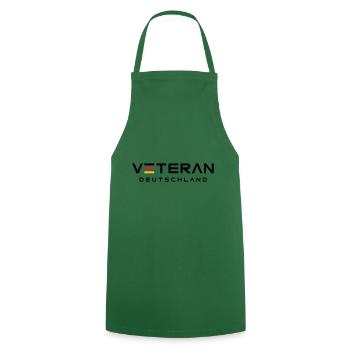 Veteran Deutschland Logo - Kochschürze - Grün - Vorne - AI Model Male 185 dark (185cm)
