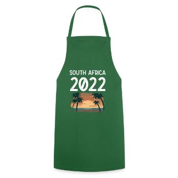 South Africa 2022 - Kochschürze - Grün - Vorne - AI Model Male 185 dark (185cm)
