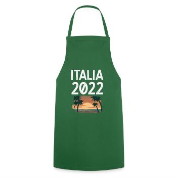 Italia 2022 - Kochschürze - Grün - Vorne - AI Model Male 185 dark (185cm)