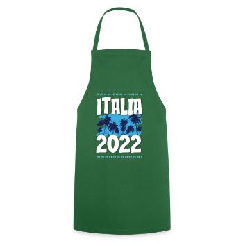 Italia 2022 - Kochschürze - Grün - Vorne - AI Model Male 185 dark (185cm)