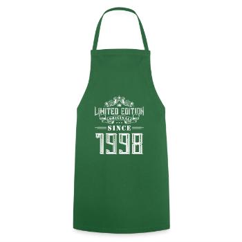Édition limitée 1998 - Tablier de cuisine - vert foncé - Devant - AI Model Male 185 dark (185cm)