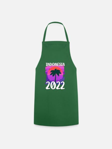 Indonesia 2022 - Kochschürze - Grün
