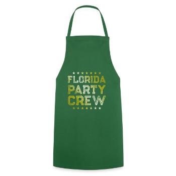 Florida Party Crew - Cooking Apron - green - Front - AI Model Male 185 dark (185cm)