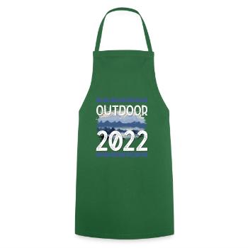 Extérieur 2022 - Tablier de cuisine - vert foncé - Devant - AI Model Male 185 dark (185cm)