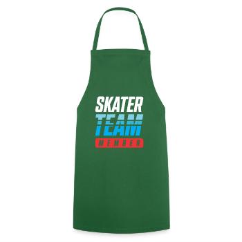 Skater Team - Cooking Apron - green - Front - AI Model Male 185 dark (185cm)