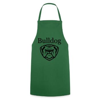 Bulldog - Cooking Apron - green - Front - AI Model Male 185 dark (185cm)