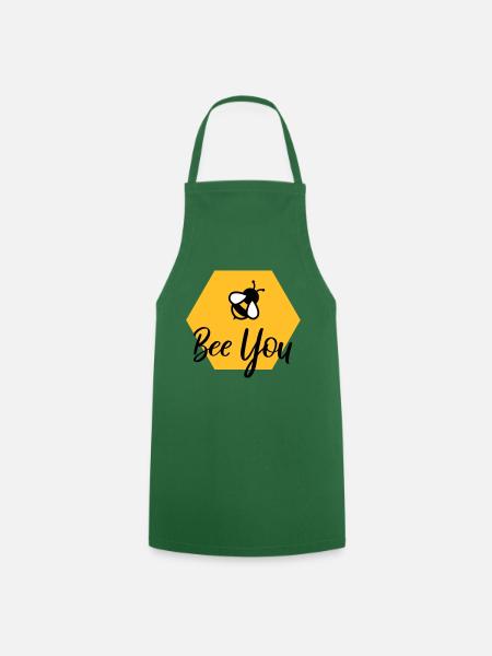 Bee you - Cooking Apron - green
