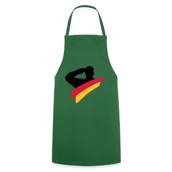 Veteran Deutschland Logo - Kochschürze - Grün - Vorne - AI Model Male 185 dark (185cm)