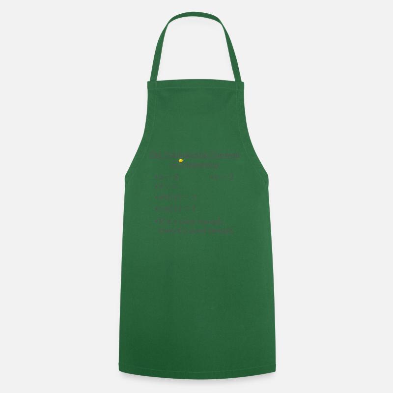 Fundamental Theorem of Engineering Dark - Cooking Apron - green