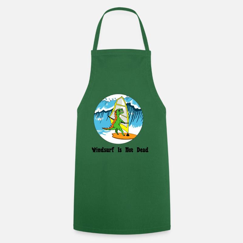 Wave heavy - Tablier de cuisine - vert foncé