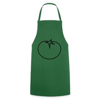 Tomate - Tablier de cuisine - vert foncé - Devant - AI Model Male 185 dark (185cm)