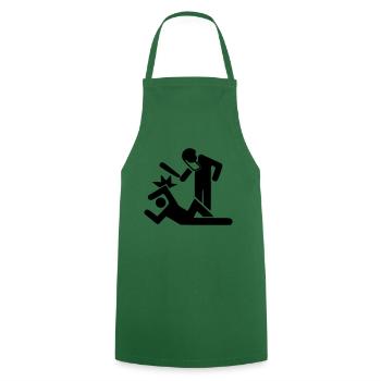 Demonstration rackets - Cooking Apron - green - Front - AI Model Male 185 dark (185cm)
