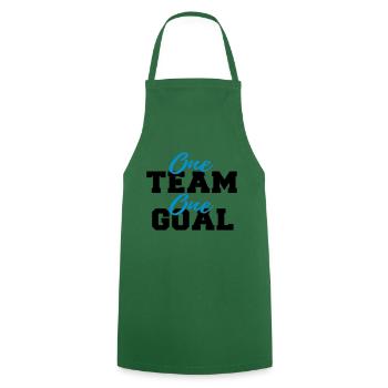Objectif de travail d'équipe Sport Objectif d'équipe - Tablier de cuisine - vert foncé - Devant - AI Model Male 185 dark (185cm)