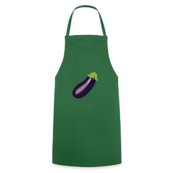Aubergine - Tablier de cuisine - vert foncé - Devant - AI Model Male 185 dark (185cm)