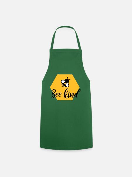 Bee kind - Cooking Apron - green